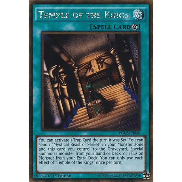 Temple of the Kings - PGL2-EN056 - Gold Rare