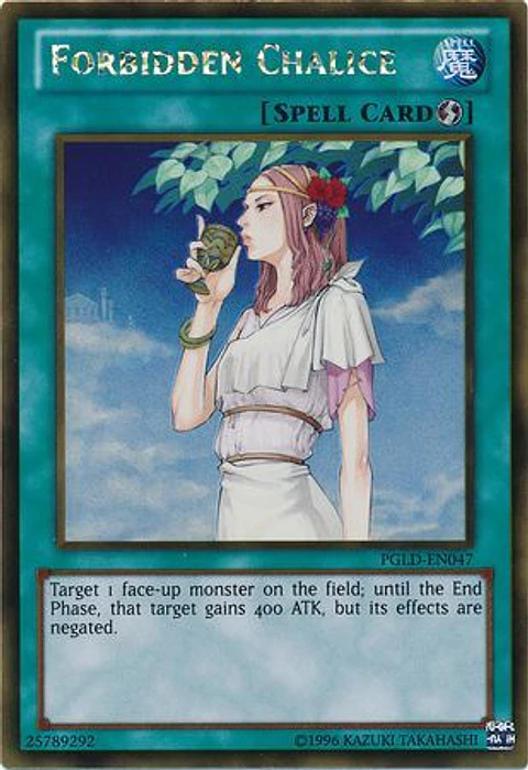 Forbidden Chalice - PGLD-EN047 - Gold Rare