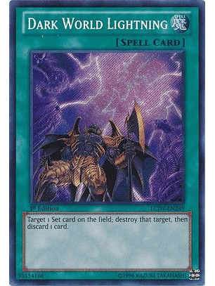 Dark World Lightning - LCJW-EN249 - Secret Rare