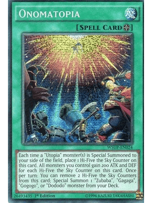 Onomatopia - WSUP-EN024 - Prismatic Secret Rare