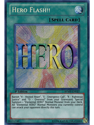 Hero Flash!! - RYMP-EN027 - Secret Rare 