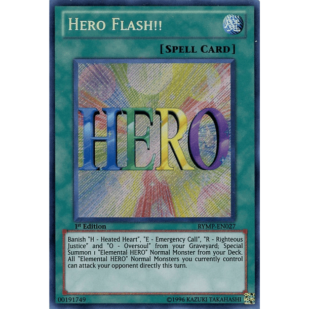 Hero Flash!! - RYMP-EN027 - Secret Rare 