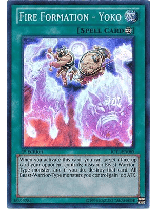 Fire Formation - Yoko - JOTL-EN065 - Super Rare 