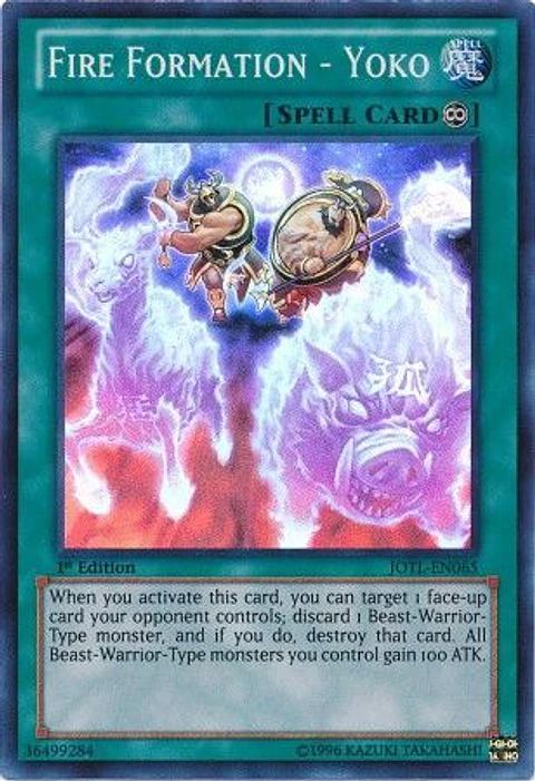 Fire Formation - Yoko - JOTL-EN065 - Super Rare 