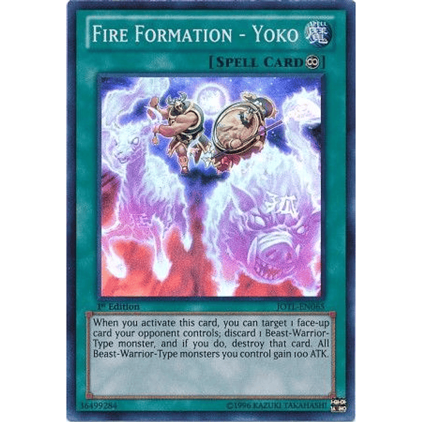 Fire Formation - Yoko - JOTL-EN065 - Super Rare 