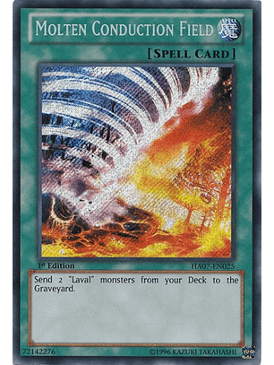 Molten Conduction Field - HA07-EN025 - Secret Rare