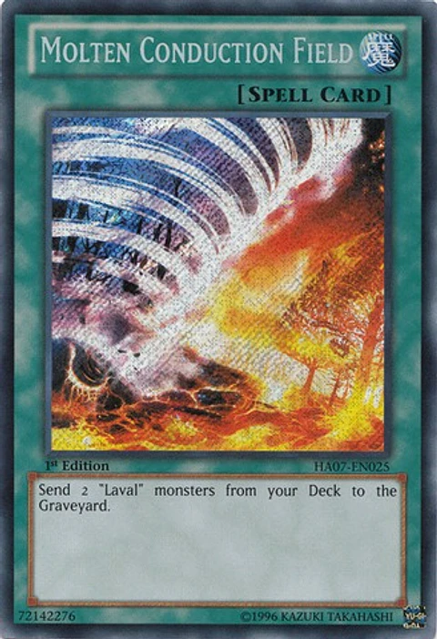 Molten Conduction Field - HA07-EN025 - Secret Rare
