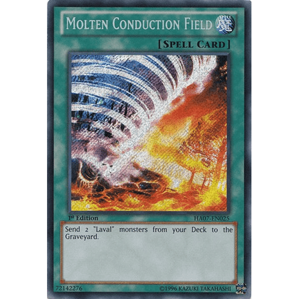 Molten Conduction Field - HA07-EN025 - Secret Rare