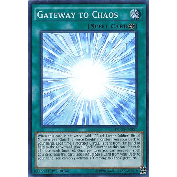 Gateway to Chaos - DOCS-EN057 - Super Rare