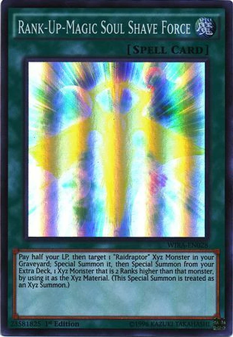 Rank-Up-Magic Soul Shave Force - WIRA-EN028 - Super Rare 