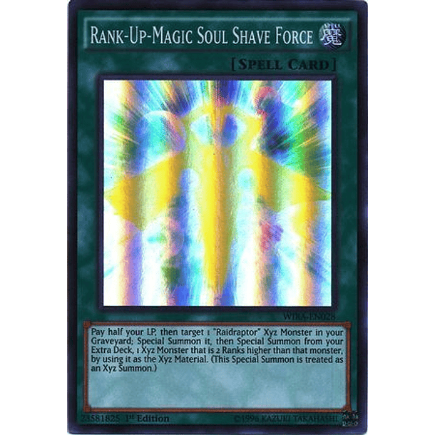 Rank-Up-Magic Soul Shave Force - WIRA-EN028 - Super Rare 