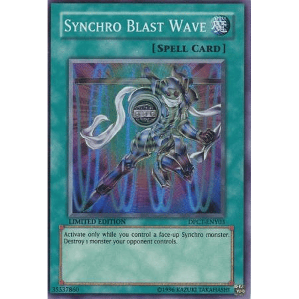 Synchro Blast Wave - DPCT-ENY03 - Super Rare (dañado)