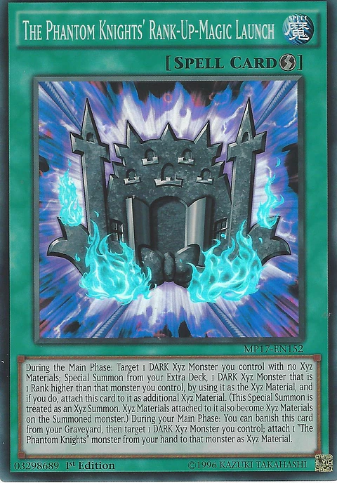 The Phantom Knights' Rank-Up-Magic Launch - MP17-EN152 - Super Rare 