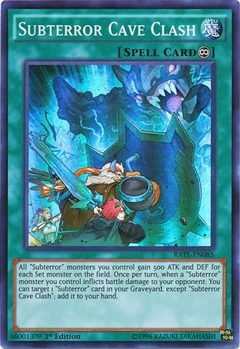 Subterror Cave Clash - RATE-EN085 - Super Rare 