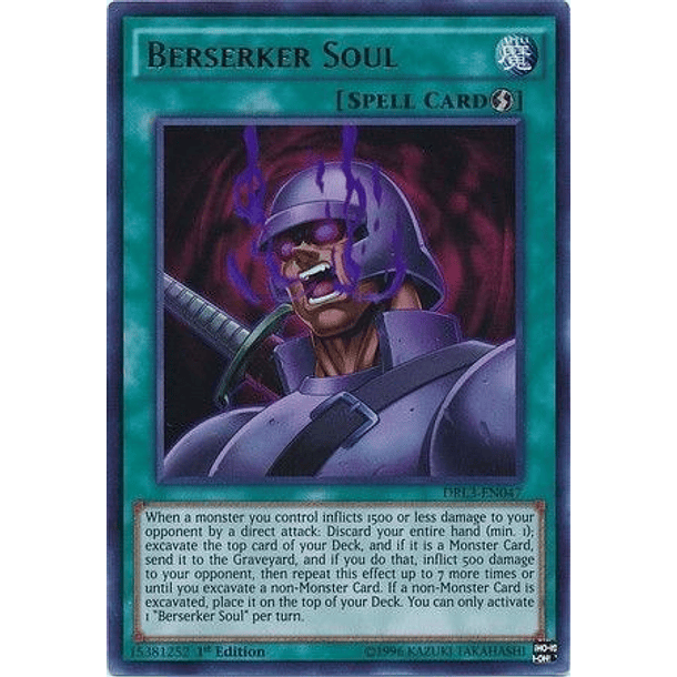 Berserker Soul - DRL3-EN047 - Ultra Rare