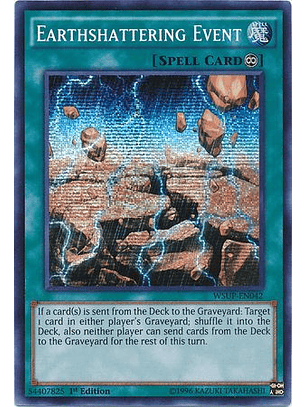 Earthshattering Event - WSUP-EN042 - Prismatic Secret Rare
