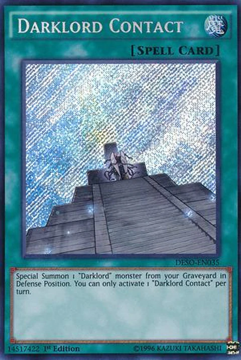 Darklord Contact - DESO-EN035 - Secret Rare