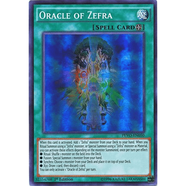 Oracle of Zefra - PEVO-EN050 - Super Rare