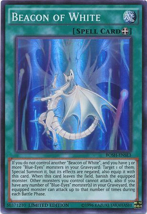 Beacon of White - BOSH-ENSE3 - Super Rare Limited