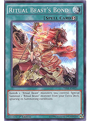 Ritual Beast's Bond - THSF-EN031 - Super Rare