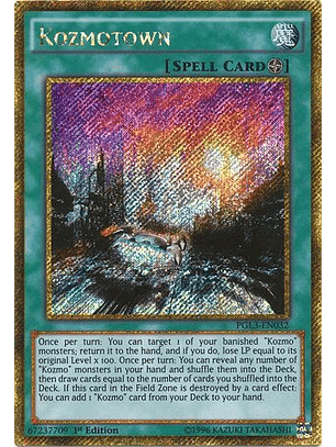 Kozmotown - PGL3-EN032 - Gold Secret Rare