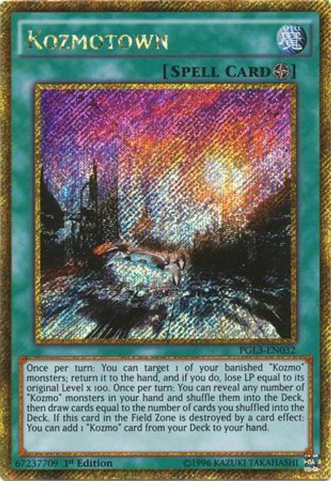 Kozmotown - PGL3-EN032 - Gold Secret Rare