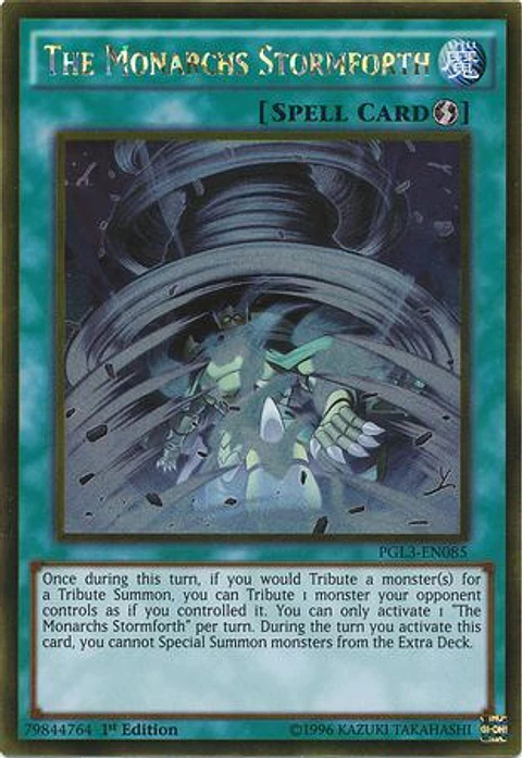 The Monarchs Stormforth - PGL3-EN085 - Gold Rare