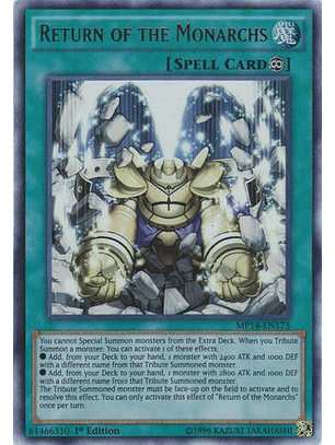 Return of the Monarchs - MP14-EN173 - Ultra Rare
