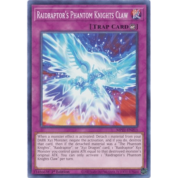 Raidraptor's Phantom Knights Claw - MP21-EN211 - Common