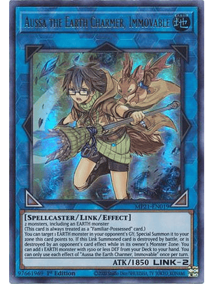 Aussa the Earth Charmer, Immovable - MP21-EN019 - Ultra Rare