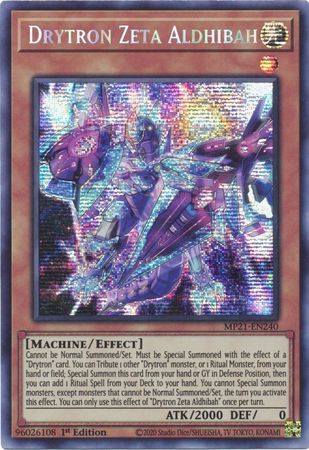 Drytron Zeta Aldhibah - MP21-EN240 - Prismatic Secret Rare 1