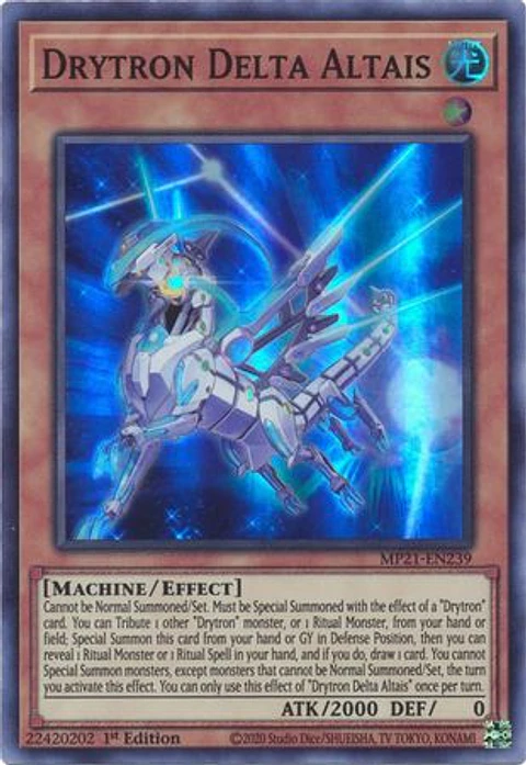 Drytron Delta Altais - MP21-EN239 - Super Rare 