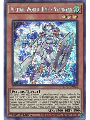Virtual World Hime - Nyannyan - MP21-EN223 - Prismatic Secret Rare 