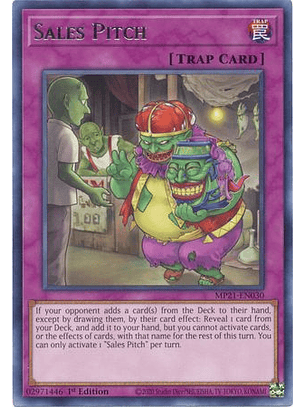 Sales Pitch - MP21-EN030 - Rare