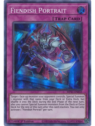 Fiendish Portrait - MP21-EN033 - Super Rare 