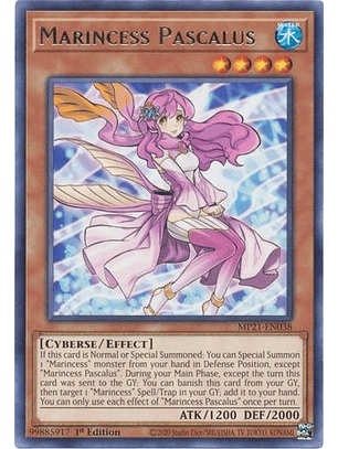 Marincess Pascalus - MP21-EN038 - Rare 
