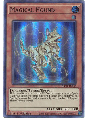 Magical Hound - MP21-EN063 - Super Rare