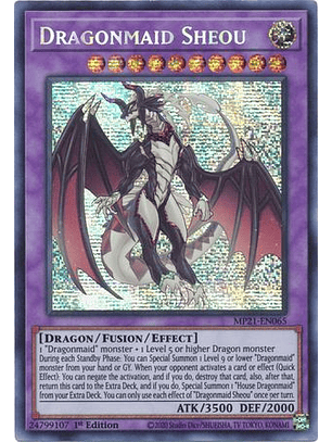 Dragonmaid Sheou - MP21-EN065 - Prismatic Secret Rare