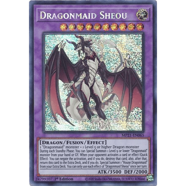 Dragonmaid Sheou - MP21-EN065 - Prismatic Secret Rare