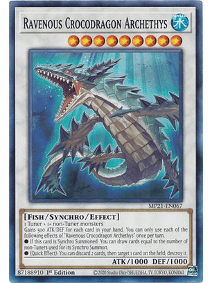 Ravenous Crocodragon Archethys - MP21-EN067 - Common