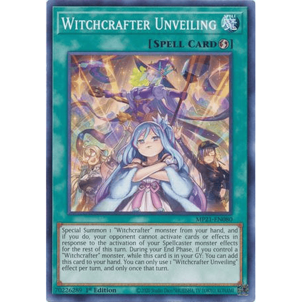 Witchcrafter Unveiling - MP21-EN080 - Common