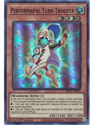 Performapal Turn Trooper - MP21-EN091 - Super Rare 
