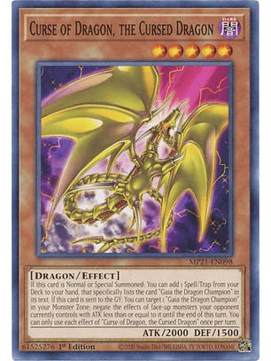 Curse of Dragon, the Cursed Dragon - MP21-EN098 - Common