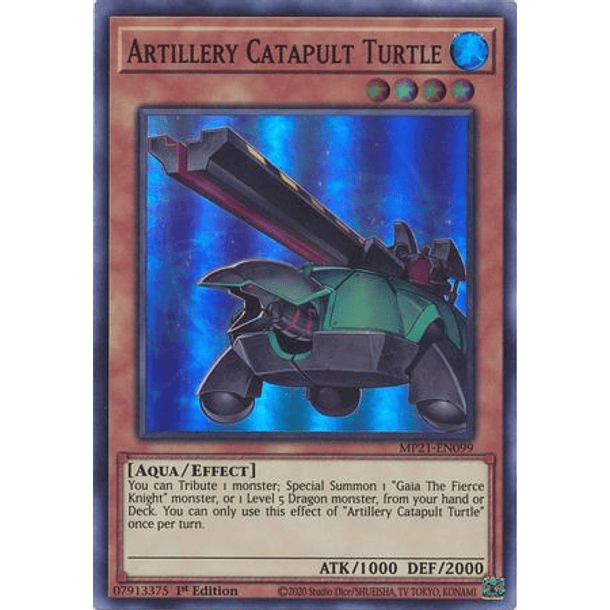 Artillery Catapult Turtle - MP21-EN099 - Super Rare