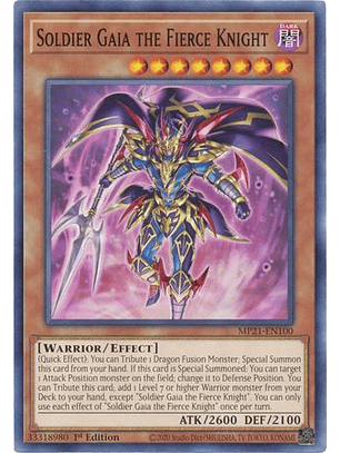 Soldier Gaia The Fierce Knight - MP21-EN100 - Common