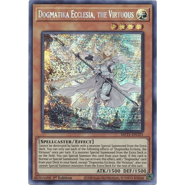 Dogmatika Ecclesia, the Virtuous - MP21-EN101 - Prismatic Secret Rare