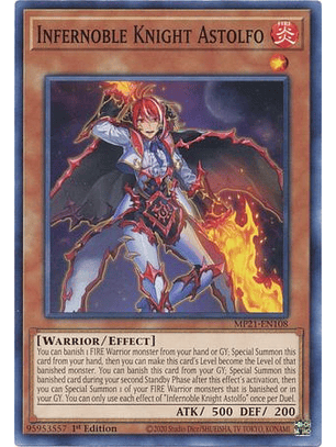 Infernoble Knight Astolfo - MP21-EN108 - Common 