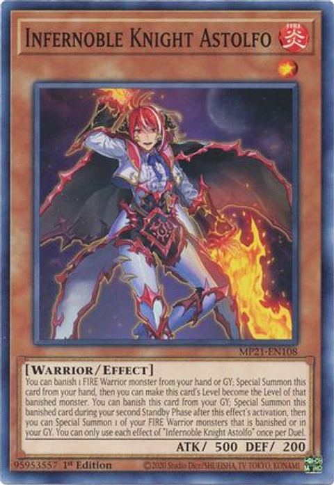 Infernoble Knight Astolfo - MP21-EN108 - Common 