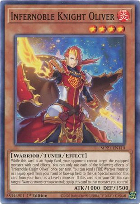 Infernoble Knight Oliver - MP21-EN110 - Common