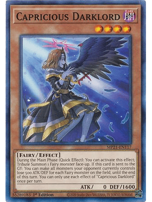 Capricious Darklord - MP21-EN117 - Common